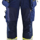Blaklader High Vis Werkbroeken 71142513 dames HiVis waterdicht marineblauw-fluo geel(8933)