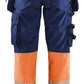 Blaklader High Vis Werkbroeken 71142513 dames HiVis waterdicht marineblauw-oranje(8953)