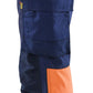 Blaklader High Vis Werkbroeken 71142513 dames HiVis waterdicht marineblauw-oranje(8953)