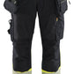 Blaklader High Vis Werkbroeken 71142513 dames HiVis waterdicht zwart-fluo geel(9933)