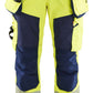 Blaklader High Vis Werkbroeken 71182513 dames softshell HiVis waterdicht fluo geel-marineblauw(3389)