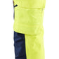 Blaklader High Vis Werkbroeken 71182513 dames softshell HiVis waterdicht fluo geel-marineblauw(3389)
