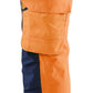 Blaklader High Vis Werkbroeken 71182513 dames softshell HiVis waterdicht fluo oranje-marineblauw(5389)