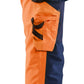 Blaklader High Vis Werkbroeken 71182513 dames softshell HiVis waterdicht fluo oranje-marineblauw(5389)
