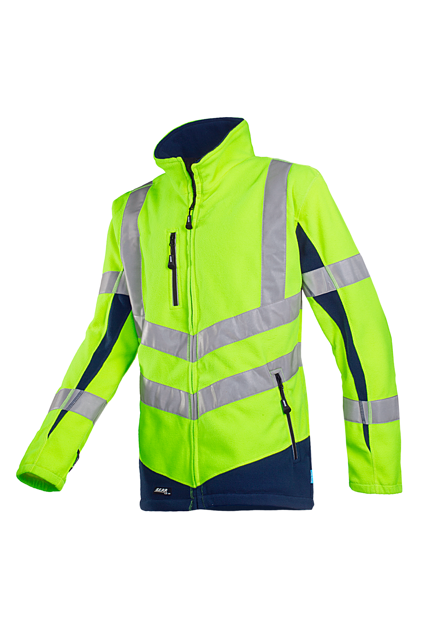 Sioen Jassen Senic  fluo geel-marineblauw