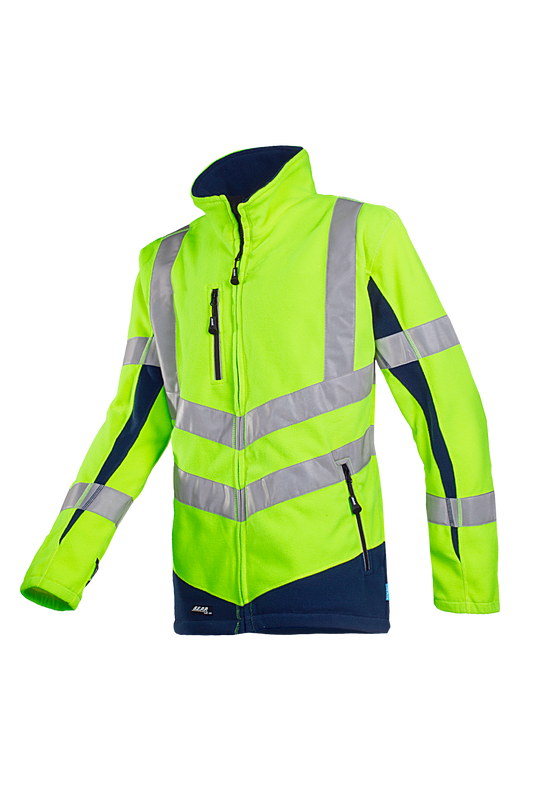 Sioen Jassen Senic  fluo geel-marineblauw
