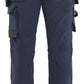 Blaklader Dames 4-weg stretch Werkbroeken 71211645 afneembare spijkerzakken donker marineblauw-zwart(8699)