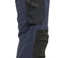 Blaklader Dames 4-weg stretch Werkbroeken 71211645 afneembare spijkerzakken donker marineblauw-zwart(8699)