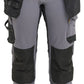 Blaklader Ambacht 4-weg stretch Dames Werkbroeken 71211645 midden grijs-zwart(9699)