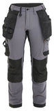 Blaklader Ambacht 4-weg stretch Dames Werkbroeken 71211645 midden grijs-zwart(9699)