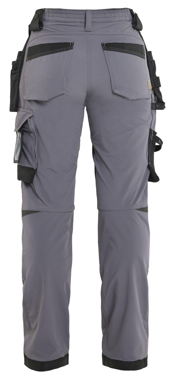 Blaklader Ambacht 4-weg stretch Dames Werkbroeken 71211645 midden grijs-zwart(9699)