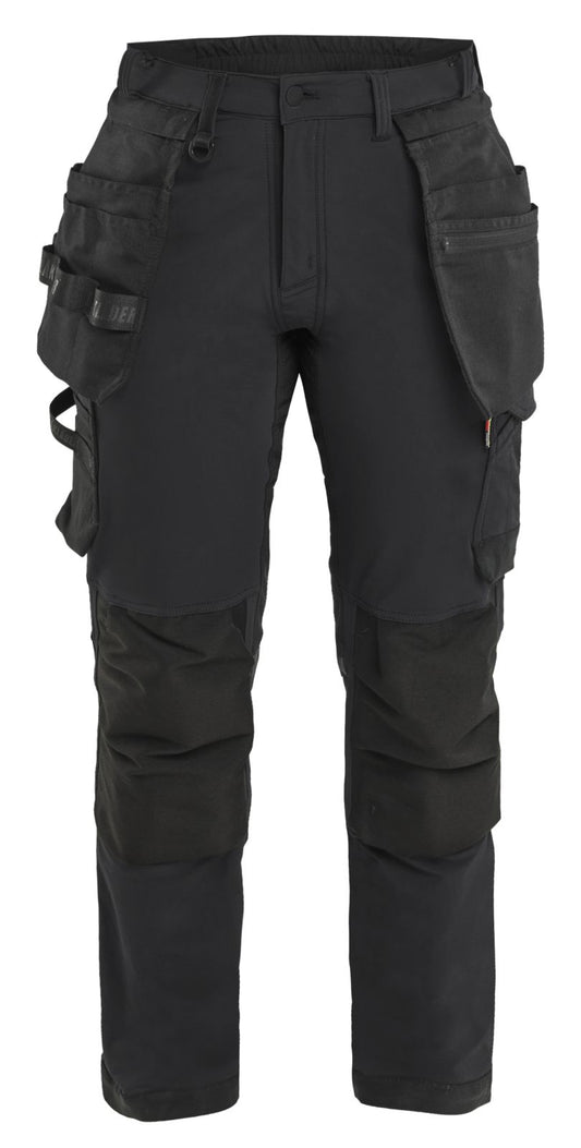 Blaklader Ambacht 4-weg stretch Dames Werkbroeken 71211645 zwart(9900)