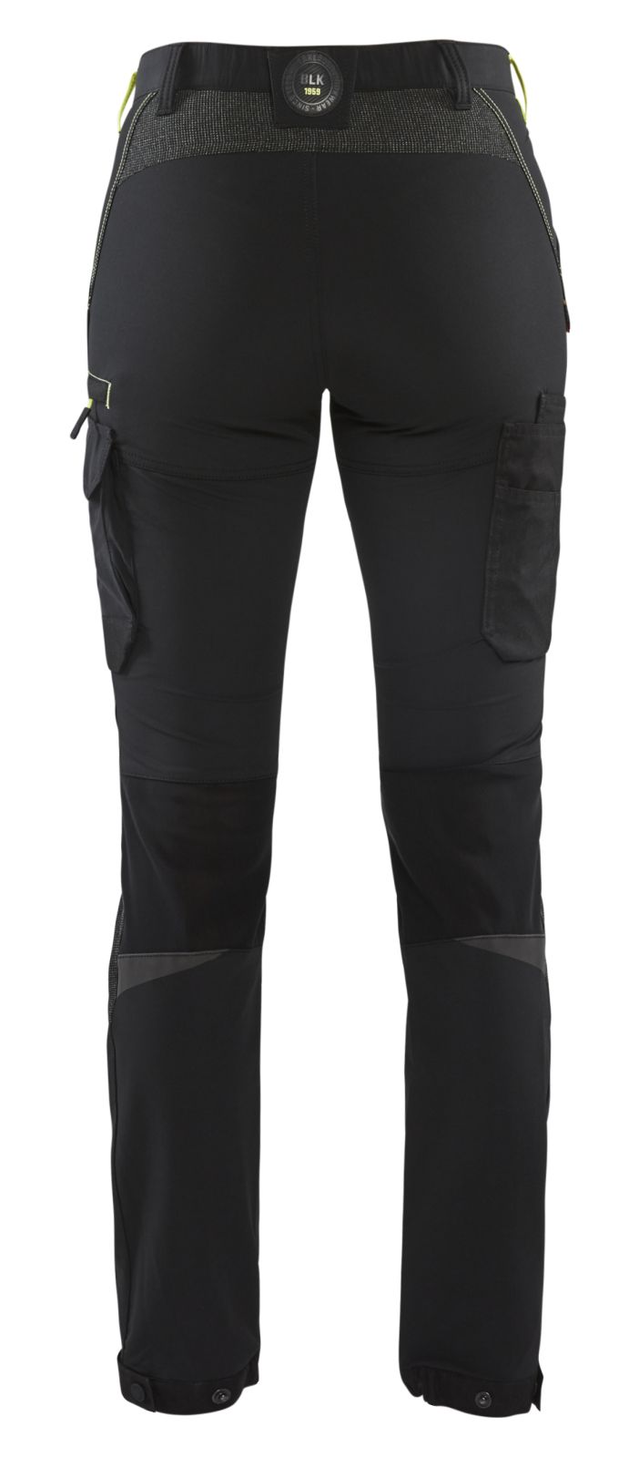 Blaklader Broeken 71221645 zwart-fluo geel(9933)