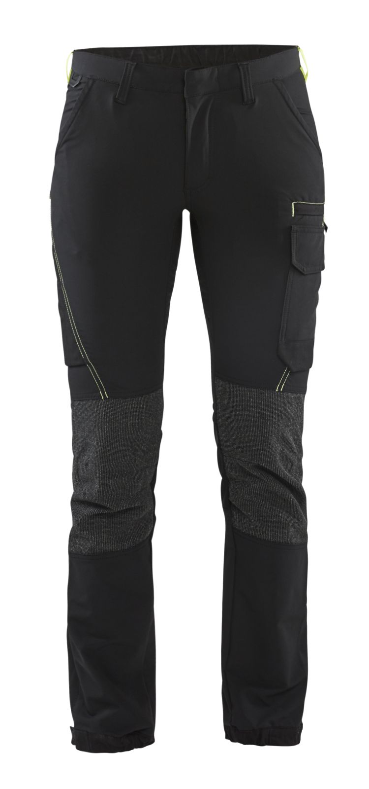 Blaklader Broeken 71221645 zwart-fluo geel(9933)
