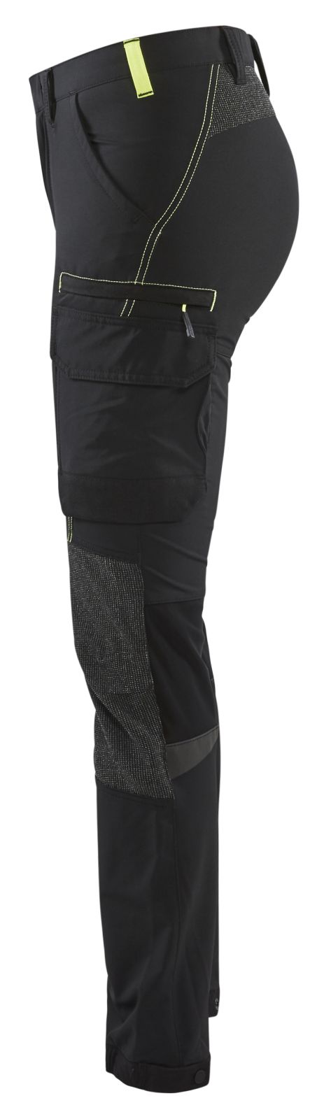 Blaklader Broeken 71221645 zwart-fluo geel(9933)