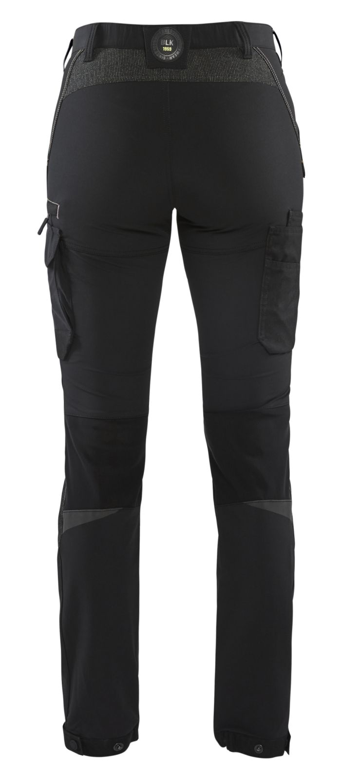 Blaklader Broeken 71221645 zwart-donkergrijs(9998)