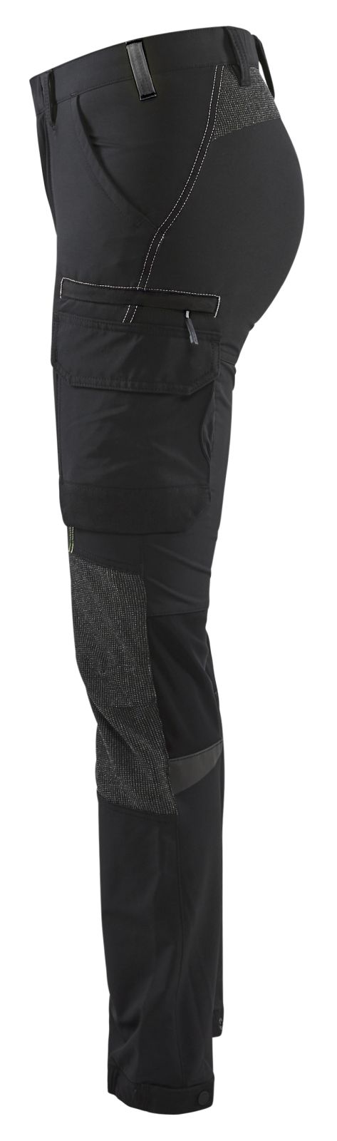 Blaklader Broeken 71221645 zwart-donkergrijs(9998)