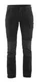 Blaklader Broeken 71221645 zwart-donkergrijs(9998)
