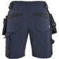 Blaklader Ambacht Dames Shorts 71241645 4-weg stretch donker marineblauw-zwart(8699)