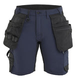 Blaklader Ambacht Dames Shorts 71241645 4-weg stretch donker marineblauw-zwart(8699)
