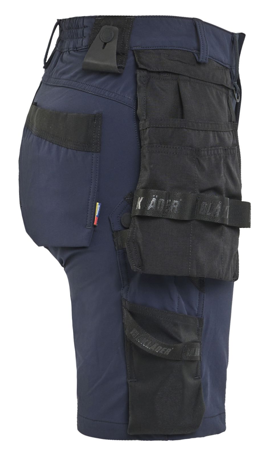 Blaklader Ambacht Dames Shorts 71241645 4-weg stretch donker marineblauw-zwart(8699)