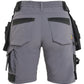 Blaklader Ambacht Dames Shorts 71241645 4-weg stretch midden grijs-zwart(9699)