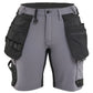 Blaklader Ambacht 4-weg stretch Dames Shorts 71241645 midden grijs-zwart(9699)