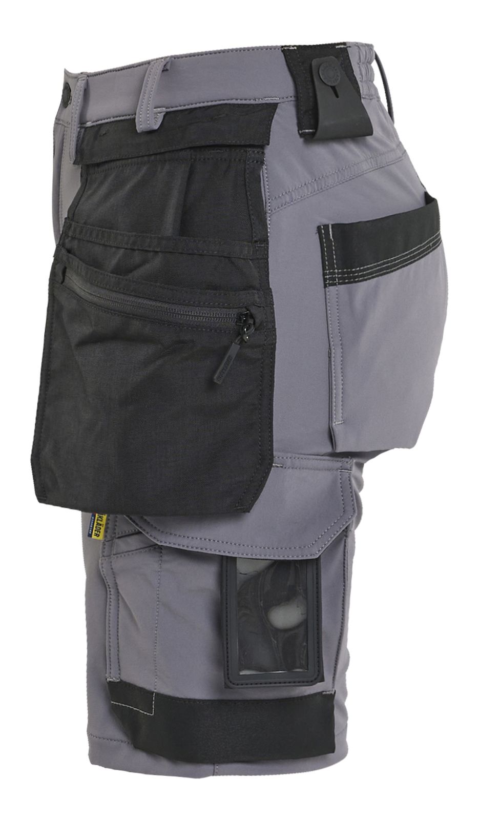 Blaklader Ambacht 4-weg stretch Dames Shorts 71241645 midden grijs-zwart(9699)