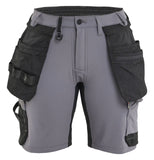 Blaklader Ambacht Dames Shorts 71241645 4-weg stretch midden grijs-zwart(9699)