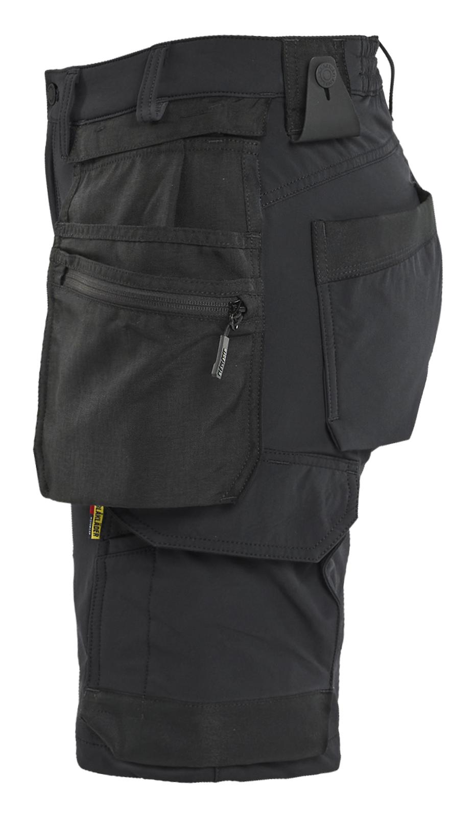 Blaklader Ambacht Dames Shorts 71241645 4-weg stretch zwart(9900)