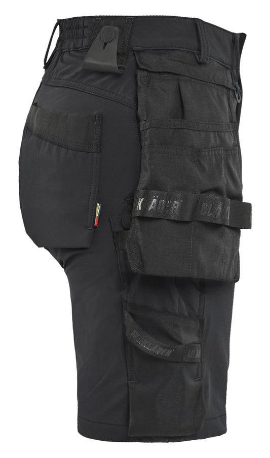 Blaklader Ambacht Dames Shorts 71241645 4-weg stretch zwart(9900)
