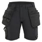 Blaklader Ambacht 4-weg stretch Dames Shorts 71241645 zwart(9900)