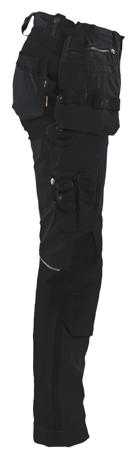 Blaklader Stretch Werkbroeken 71301370 dames zwart(9999)
