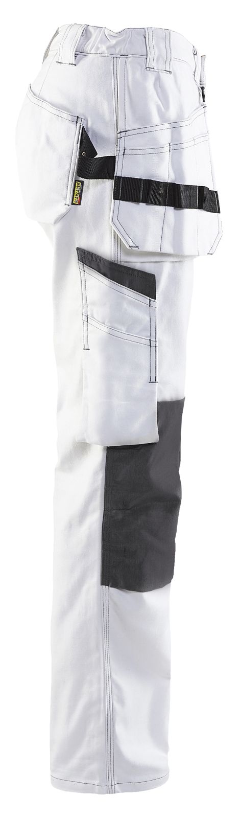 Blaklader Werkbroeken 71311210 wit-donkergrijs(1098)