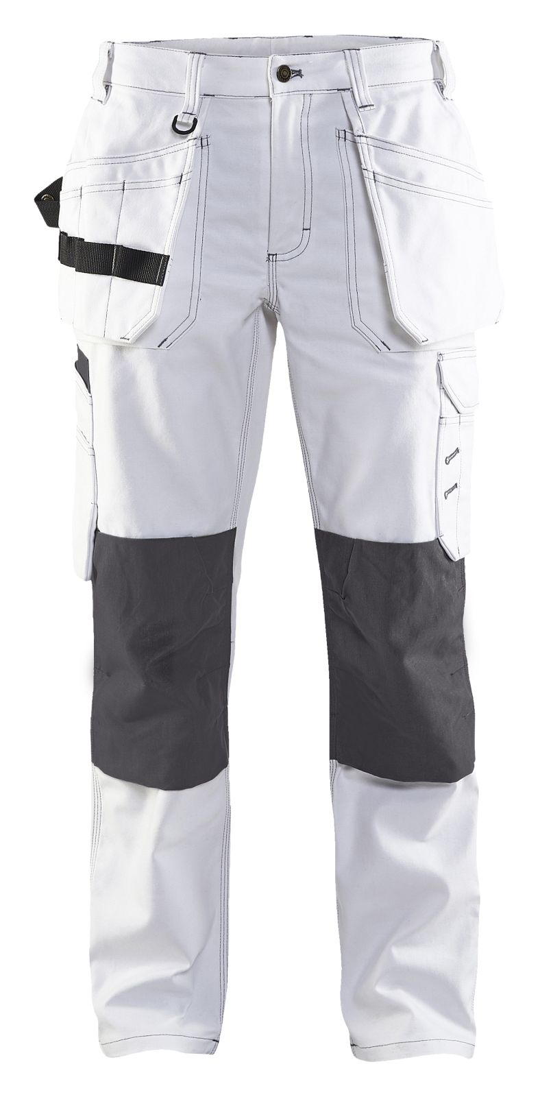Blaklader Werkbroeken 71311210 wit-donkergrijs(1098)