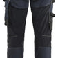 Blaklader Dames Werkbroek 71321141 denim stretch gereedschapszakken marineblauw-zwart(8999)