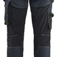 Blaklader Dames Werkbroek 71321141 denim stretch gereedschapszakken marineblauw-zwart(8999)