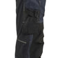 Blaklader Dames Werkbroek 71321141 denim stretch gereedschapszakken marineblauw-zwart(8999)
