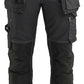 Blaklader Dames Werkbroek 71321141 denim stretch gereedschapszakken zwart(9900)