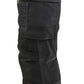 Blaklader Dames Werkbroek 71321141 denim stretch gereedschapszakken zwart(9900)