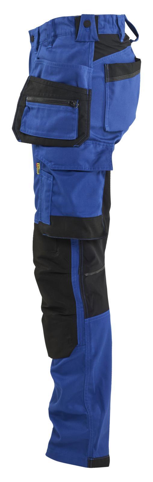 Blaklader Dames Werkbroek 71321832 2-weg stretch gereedschapszakken korenblauw/ zwart(8599)
