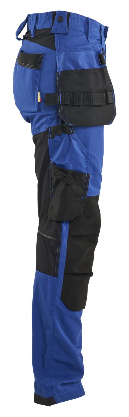 Blaklader Dames Werkbroek 71321832 2-weg stretch gereedschapszakken korenblauw/ zwart(8599)