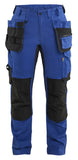 Blaklader Dames 2-weg stretch Werkbroek 71321832 2-weg stretch gereedschapszakken korenblauw/ zwart(8599)