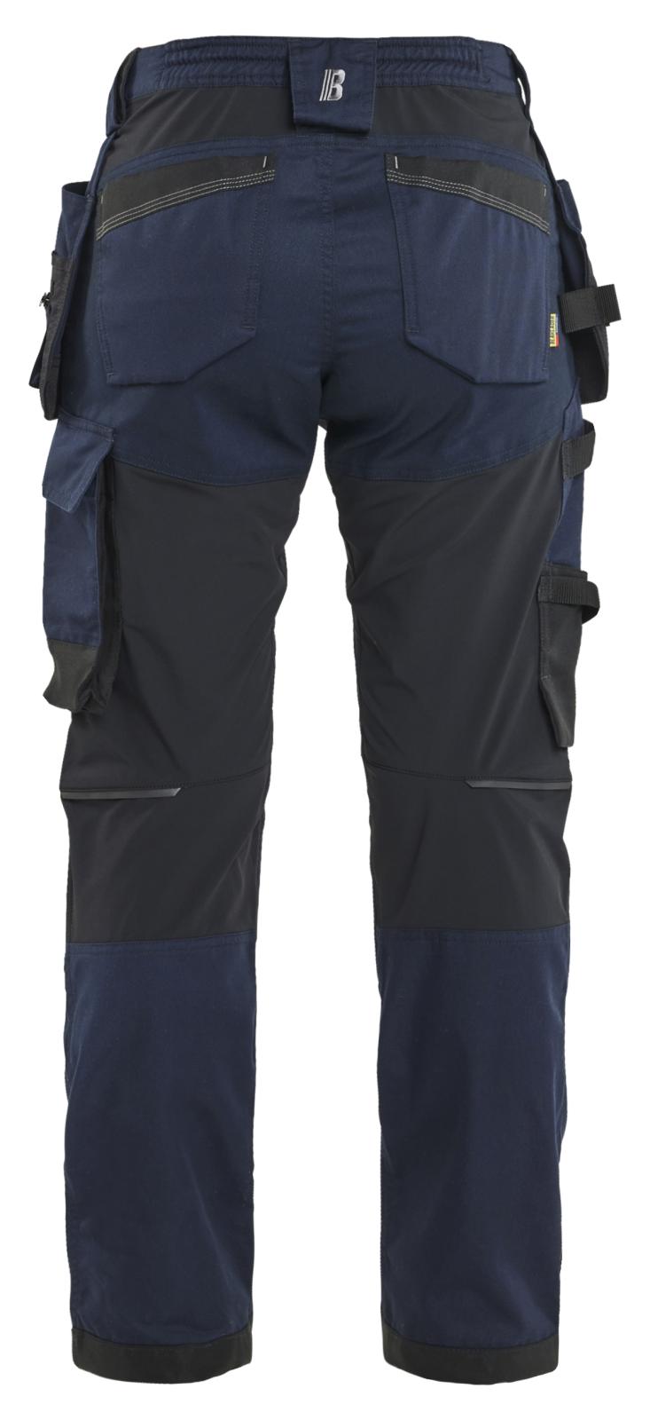 Blaklader Dames Werkbroeken 71321832 2-weg stretch vaste spijkerzakken donker marineblauw(8600)