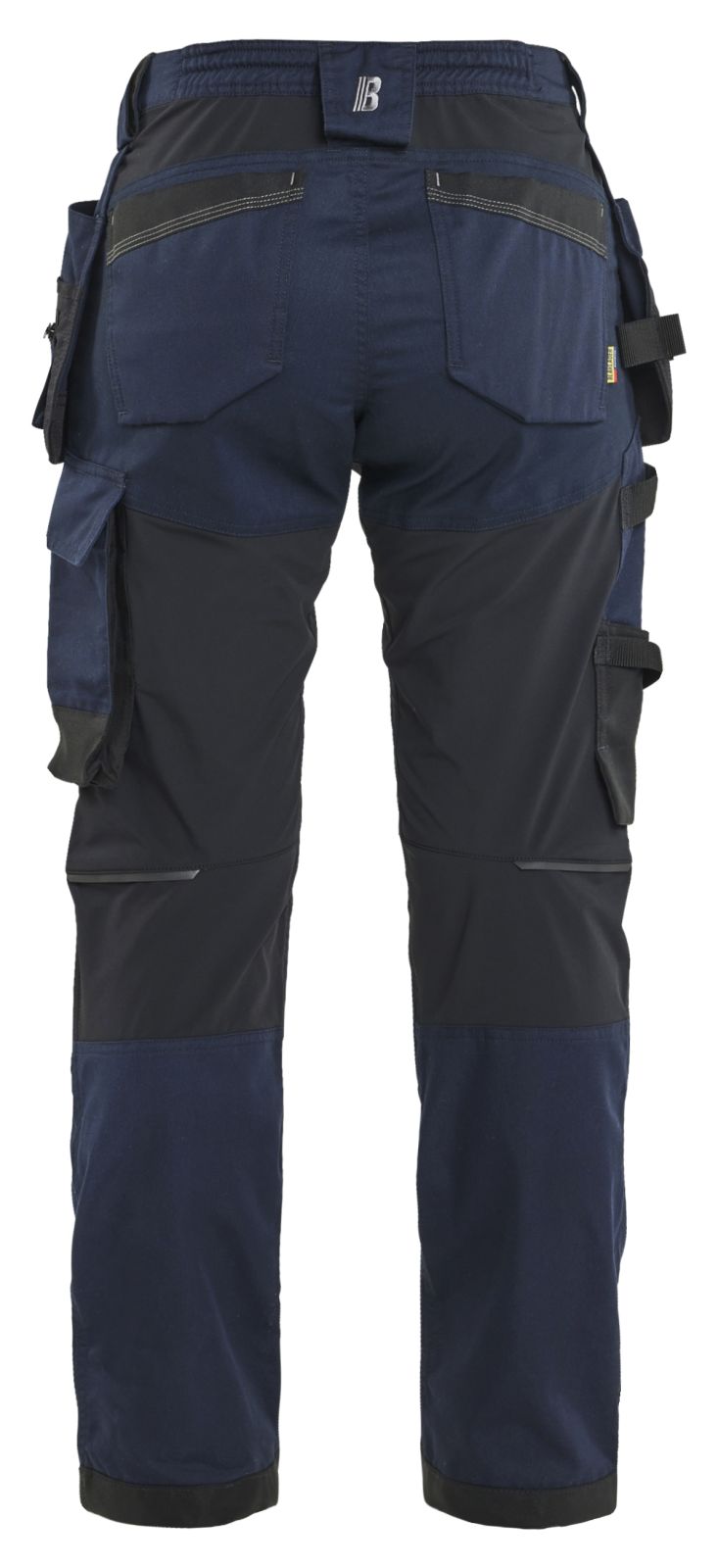 Blaklader Dames 2-weg stretch Werkbroeken 71321832 vaste spijkerzakken donker marineblauw(8600)