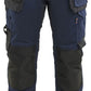 Blaklader Dames 2-weg stretch Werkbroeken 71321832 vaste spijkerzakken donker marineblauw(8600)