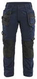 Blaklader Dames 2-weg stretch Werkbroeken 71321832 vaste spijkerzakken donker marineblauw(8600)