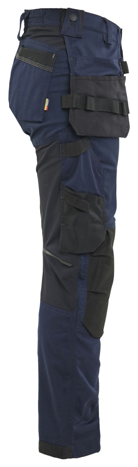 Blaklader Dames 2-weg stretch Werkbroeken 71321832 vaste spijkerzakken donker marineblauw(8600)