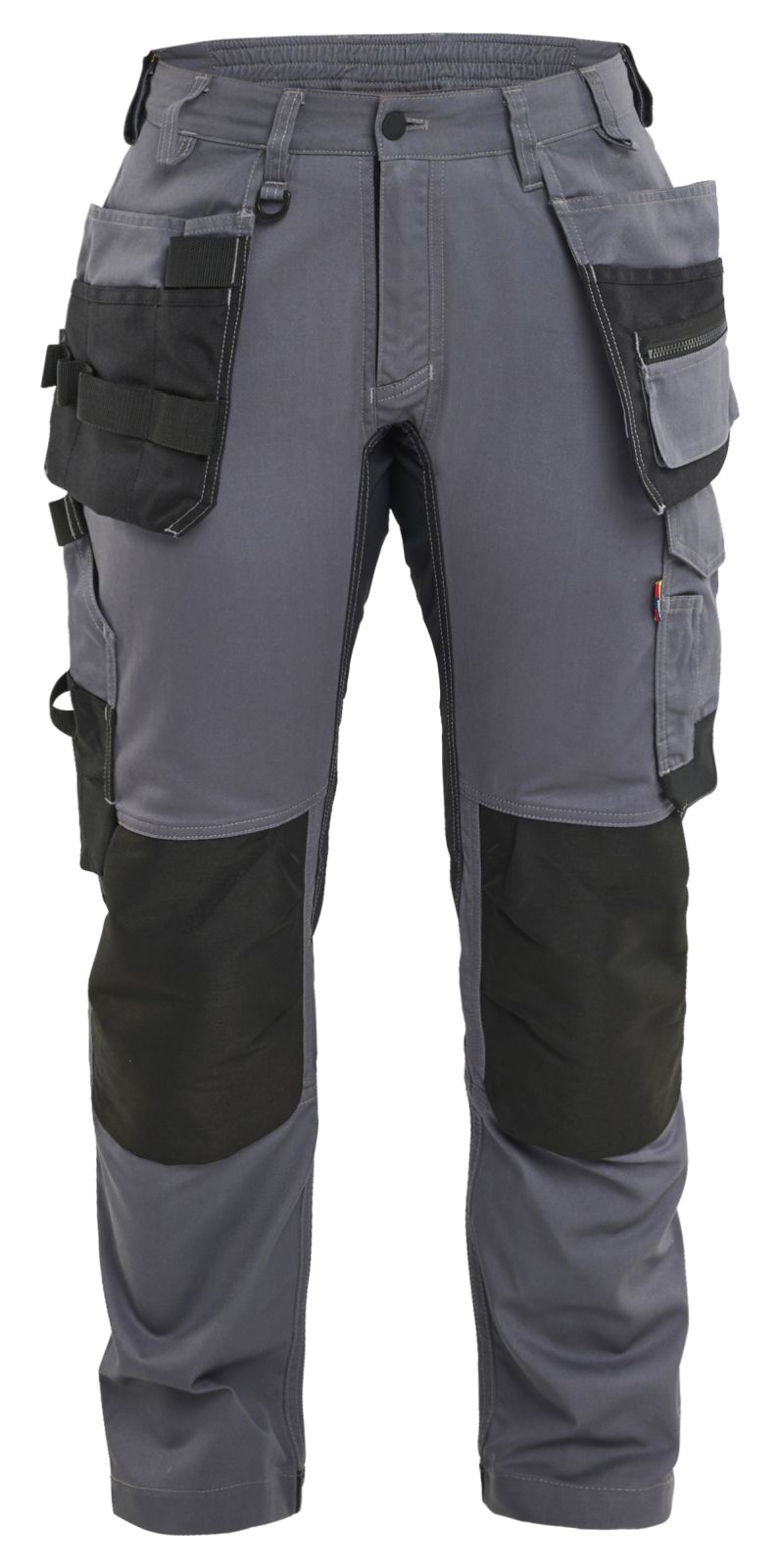 Blaklader Dames 2-weg stretch Werkbroeken 71321832 vaste spijkerzakken midden grijs(9600)