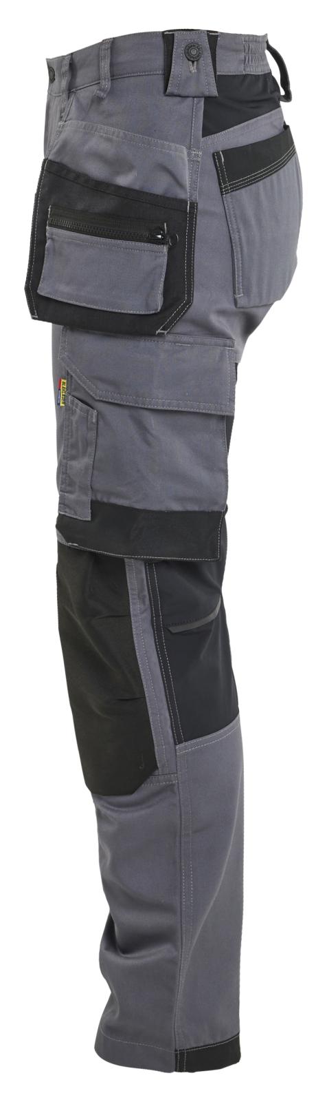Blaklader Dames Werkbroeken 71321832 2-weg stretch vaste spijkerzakken midden grijs(9600)